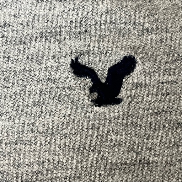 American Eagle Outfitters Mens Shirt S Grey Core Flex Classic Fit Polo Preppy - Picture 8 of 9